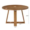 120 cm Esstisch Massivholz, runder Küchentisch, Produktbild-Vorschau 2