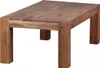 A wooden coffee table on a white background. Produktbild-Vorschau