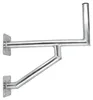 PremiumX 60cm Wandhalter Aluminium zwei Wandplatten SAT Produktbild-Vorschau 1