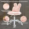FCH Kaninchenohren-Design Drehstuhl, Homeoffice Produktbild-Vorschau 2