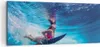Bild auf Leinwand - Leinwandbild - Einteilig - Surfen Frau Produktbild-Vorschau 1