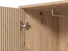 Camerano - Armoire 1 Porte, Chêne Marron Nœuds, 2 Étagères Voir les images du produit 8