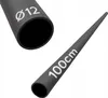 Rúrka - Oceľová rúrka - 100 cm - ⌀ 12 mm - Čierna - Náhľad obrázku produktu 1