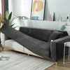 Samt Sofabezug 3 Sitzer- Weich Stretch Couchbezug Produktbild-Vorschau 5