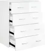 vidaXL Komoda z 4 szufladami 60x30,5x71 cm biały wysoki Podgląd zdjęcia produktu 2