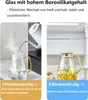 Karaffe aus Borosilikatglas mit Deckel und Ausgießer-2L Produktbild-Vorschau 4