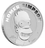 moneta d'argento da 1 oz Homer Simpson 2022 Perth Mint Anteprima dell’immagine prodotto 1