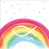 Ambiente Servietten - Rainbow white 20 Stück Produktbild-Vorschau 1