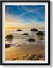 Sonnenaufgang an der Ostsee– Wandbild mit Rahmen – Produktbild-Vorschau 1