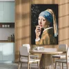 MuchoWow® - Leinwandbilder - Mädchen mit Perlenohrring - Produktbild-Vorschau 5