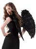 Schwarze Federflügel 65cm Karneval Faschingskostüm - Produktbild-Vorschau 1