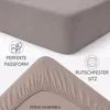 Strauss Home® Premium Spannbettlaken – 160 g/m² Gekämmte Produktbild-Vorschau 4