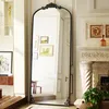 Ganzkörperspiegel Bogen 76 x 165 cm Schwarz Vintage Rahmen Produktbild-Vorschau 2