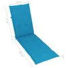 Möbel Liegestuhl-Auflage Blau (75+105)x50x3 cm - Produktbild-Vorschau 8