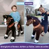 PonyCycle cavallo a pedali marrone scuro per bambini di 3-4 Anteprima dell’immagine prodotto 11