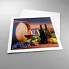 Poster - Poster ohne Rahmen - Wein Weinberg Sommer - 60x60 Produktbild-Vorschau 3