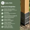 Bodeneinschlaghülse für Holzpfosten 7x7cm Pfostenhalter – Produktbild-Vorschau 4
