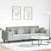 vidaXL Pohovka Svetlosivá 250 x 77 x 76 cm Zamat Náhľad obrázku produktu 2