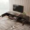 mobile TV okwish, tavolo TV con un cassetto e due ante, Anteprima dell’immagine prodotto 5