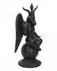 Antik Look Baphomet Figur mit Flügel & Ziegenkopf Produktbild-Vorschau 7