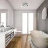 Plafonnier LED 3 spots éclairage plafond salle de bain IP44 Voir les images du produit 3