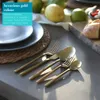 Kuchengabeln aus Edelstahl – 15 cm – Gold – 12er-Pack Produktbild-Vorschau 3