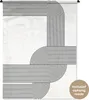 MuchoWow® Wandteppich Wandbehang Abstrakt - Schwarz - Weiß Produktbild-Vorschau 1