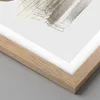 Gerahmtes Poster - Rahmen in heller Eiche - Abstraktion Produktbild-Vorschau 2
