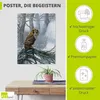 ARTland Poster Eule in verschneitem Wald Größe: 45x60 cm Produktbild-Vorschau 2