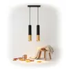 MasterLED Pendelleuchte 2-flammig - GU10 - Schwarz Gold - Produktbild-Vorschau 2