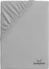 Spannbettlaken SANSIBAR Jersey BL 180x200 cm grau Produktbild-Vorschau 1