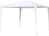 Pavillon Metall 3x3x2,4m weiß PE Gartenpavillon Festzelt Produktbild-Vorschau 1