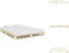 vidaXL Palettenbett Massivholz Kiefer 200×200 cm -  Betten Produktbild-Vorschau 1