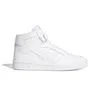 A white Adidas Forum Mid sneaker is shown against a white background. Produktbild-Vorschau