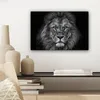Wanddeko 30x20 cm - Tiere - Löwe - Schwarz - Weiß, Deko Produktbild-Vorschau 7