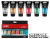 Artix PP188 METALIC set di colori acrilici 6x 75 ml Anteprima dell’immagine prodotto 1