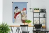 MuchoWow® Wandteppich Wandbehang Ein Schneemann mit Produktbild-Vorschau 2