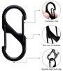 S-Karabiner 32mm klein Edelstahl schwarz Schlüsselanhänger Produktbild-Vorschau 4