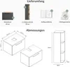 Planetmöbel Waschtischunterschrank Astra 60 cm Gold Produktbild-Vorschau 8