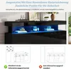 Merax Sideboard mit LED, Kommode mit Acryl und Glasböden, Produktbild-Vorschau 11