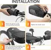 ROCKBROS Lenkerstulpen Handschuhe Lenker Fahrrad Winter Produktbild-Vorschau 5