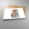 Gerahmtes Poster - Rahmen in heller Eiche - Produktbild-Vorschau 3