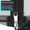 NYVI Moskitonetz für Sonnenschirme Ø 350 cm - Schwarz, mit Produktbild-Vorschau 2