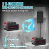 Akku Laubbläser 6 Stufen mit 2x4000mAh Akku und Produktbild-Vorschau 3