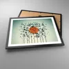 Gerahmtes Poster - Schwarzer Rahmen - Westen Sonne Gras - Produktbild-Vorschau 3