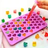 GKA 2 Stück 3D Silikon Silikonform Gummibärchenform für 110 Produktbild-Vorschau 2