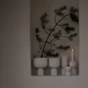 Vase Post aus Keramik, weiß, D 8 x H 23 cm, wasserdicht, Produktbild-Vorschau 5