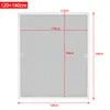 YZNAHRE Fliegengitter Fenster 120x140 cm mit Rahmen Produktbild-Vorschau 2