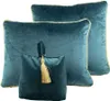 Mars & More Turstopper - Samt - Farbe petrolblau - 17 cm Produktbild-Vorschau 3