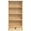 vidaXL Armadio CD  52x17,5x103 cm in legno di pino Anteprima dell’immagine prodotto 4